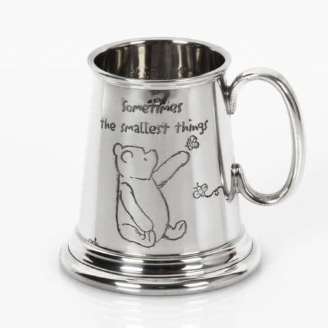 Disney Winnie The Pooh English Pewter Mini Tankard Christening Baby Keepsake Gift