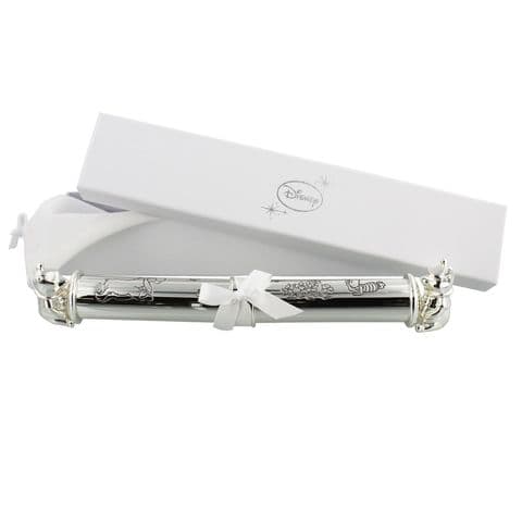 Disney Winnie The Pooh Silver Plated Certificate Holder Baby Gift