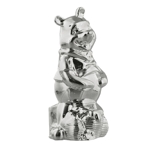 Disney Winnie The Pooh Silver Plated Money Box Gift For Christening and New Baby - Winnie The Pooh