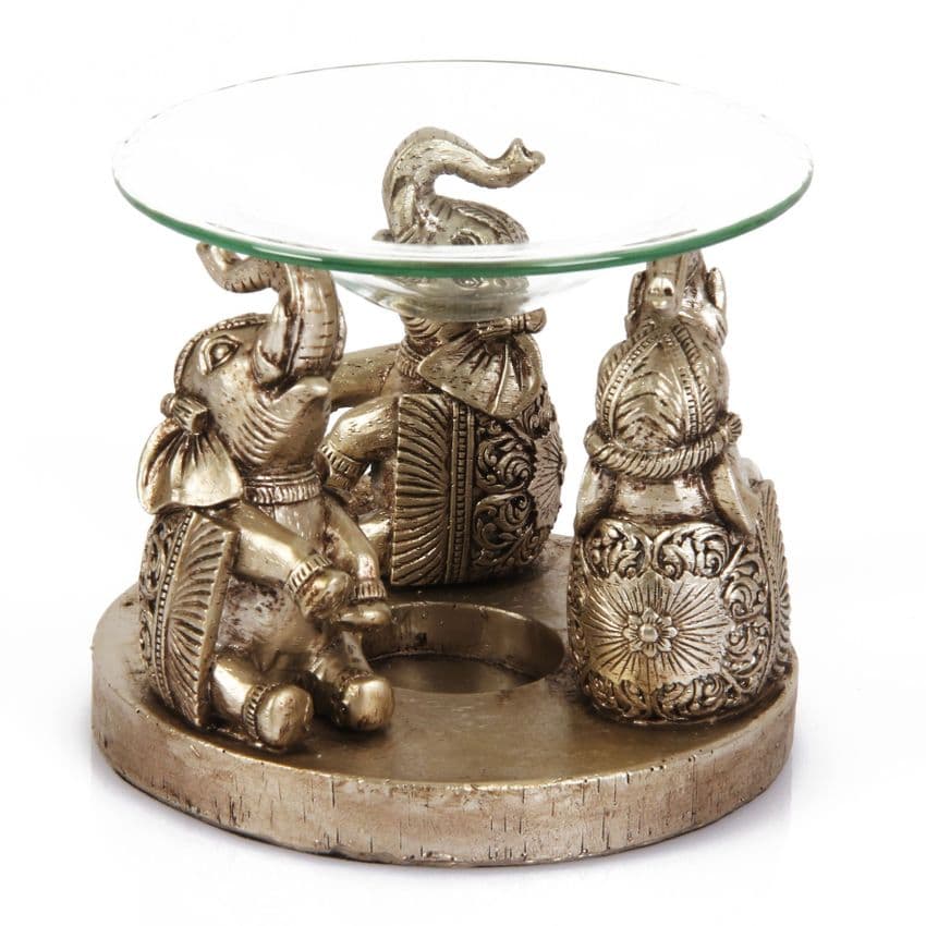 Fill your home with fragrance with this unique elephant design wax melt and oil burner.