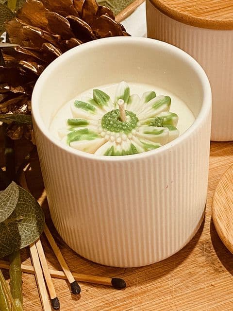 Evergreen Whisper Luxury Soy Candle – Hand-Poured Pine, Fir & Juniper, UK-Made, Reusable Pot