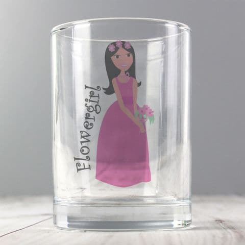 Fabulous Juice Glass Flower Girl Gift