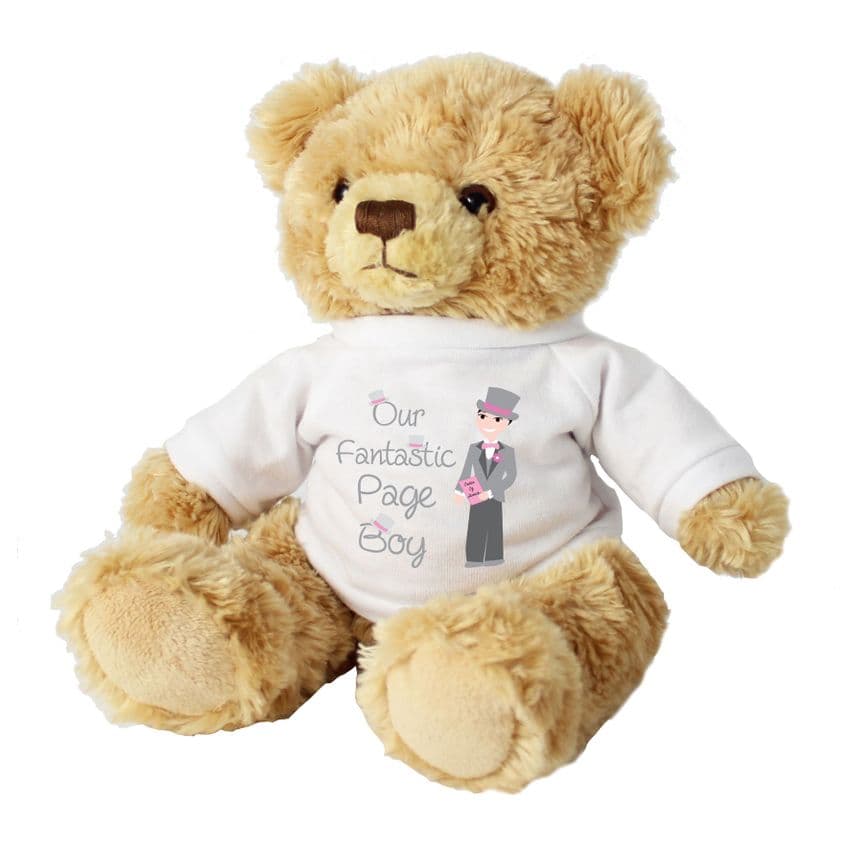 Fabulous Page Boy Teddy Bear Gift - Thank you gift for Page Boys