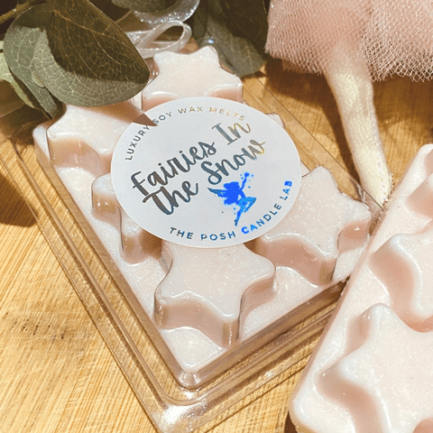 Fairies In The Snow Soy Wax Melt Stars | Handmade Vegan Wax Melts by The Posh Candle Lab