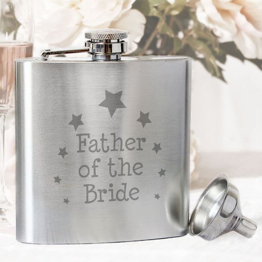 Father of the Bride Hip Flask Gift
