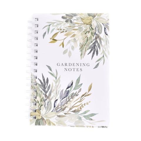 Gardening Notes Hardback Notebook Floral Gift For Gardeners