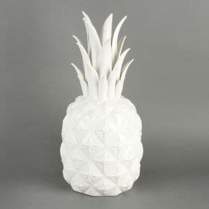 Giant White Porcelain Pineapple Ornament and Vase