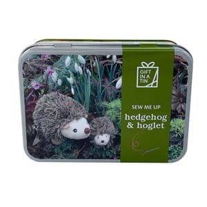 Gift In A Tin Make Your Own Hedgehog and Hoglet Kit