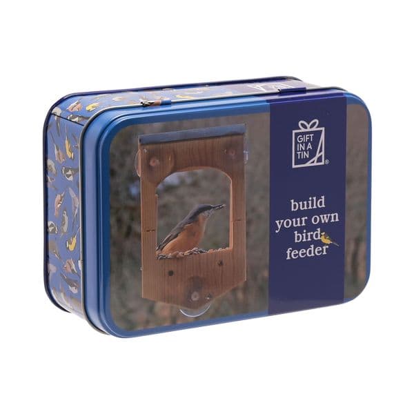 Gift In A Tin Make Your Own Wooden Bird Feeder Kit