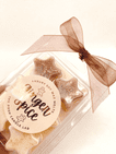Ginger Spice Luxury Soy Wax Melt Stars - Christmas scented wax melts handmade in the UK