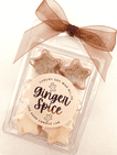 Ginger Spice Luxury Soy Wax Melt Stars - Christmas scented wax melts handmade in the UK