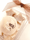 Ginger Spice Luxury Soy Wax Melt Stars - Christmas scented wax melts handmade in the UK