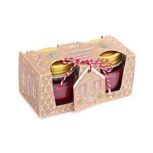 Gingerbread Scented Mini Jar Candle Set Christmas Gift