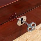 Stratton of Mayfair luxury high gloss cherry wood jewellery chest