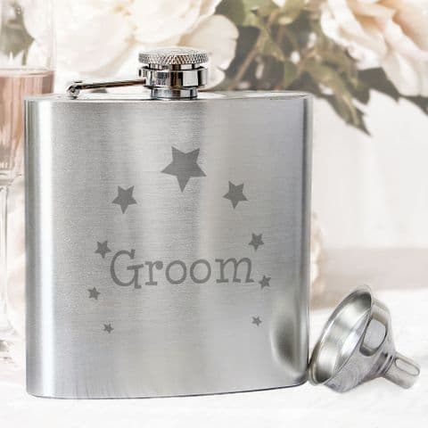 Groom Hip Flask Wedding Gift