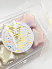 Happy Birthday Luxury Wax Melts Stars - Handmade in the UK - Vegan friendly cruelty free - Soy wax melts