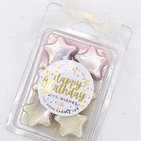 Happy Birthday Luxury Wax Melts Stars - Handmade in the UK - Vegan friendly cruelty free - Soy wax melts