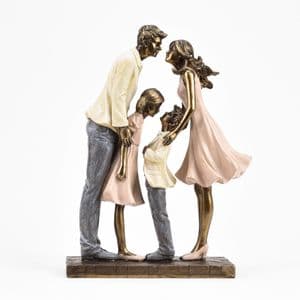 Juliana Family Of Four Sculpture Figurine Home Ornament