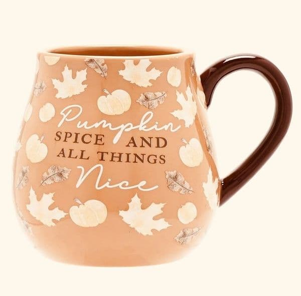 Large Autumn Themed Mug - Pumpkin Spice