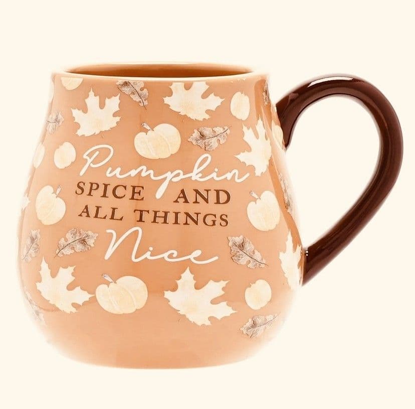 Large Autumn Themed Mug - Pumpkin Spice