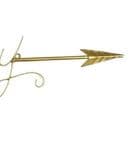 Large Gold Finish Scripted Word 'Family' Wall Art Sculpture Home Decoration 76cm