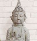 Large Thai Buddha Cement Finish Garden Statue Ornament.  Zen garden figurine.