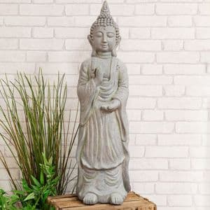 Large Thai Buddha Cement Finish Garden Statue Ornament