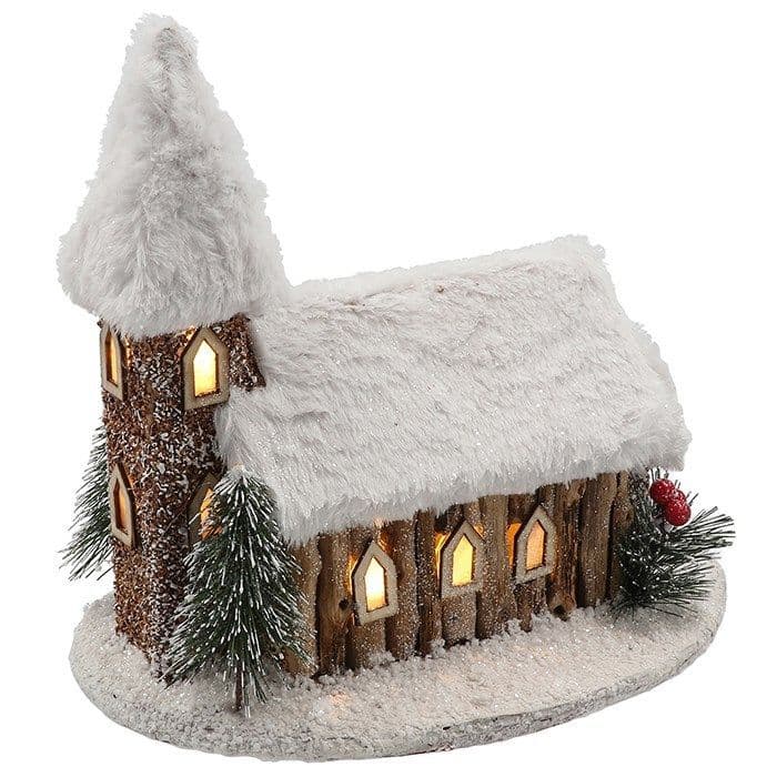 Light Up Woodland Church | LED Christmas Decoration UK