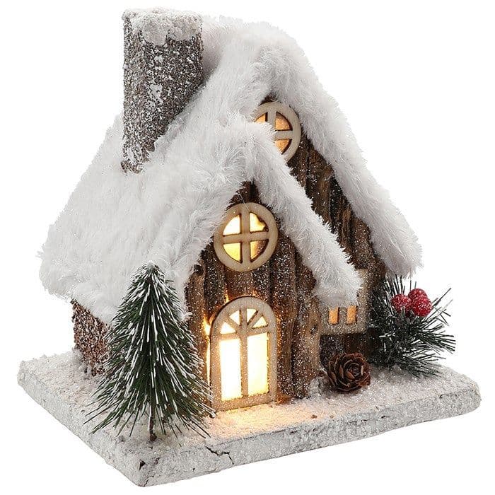Light Up Woodland Forest Chalet – LED Woodland Christmas Decoration