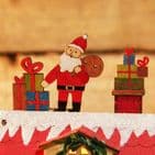 Little Christmas Cottage Wooden Light Up Christmas Decoration Ornament
