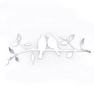 Love Birds Metal Wall Art Sculpture Ornament