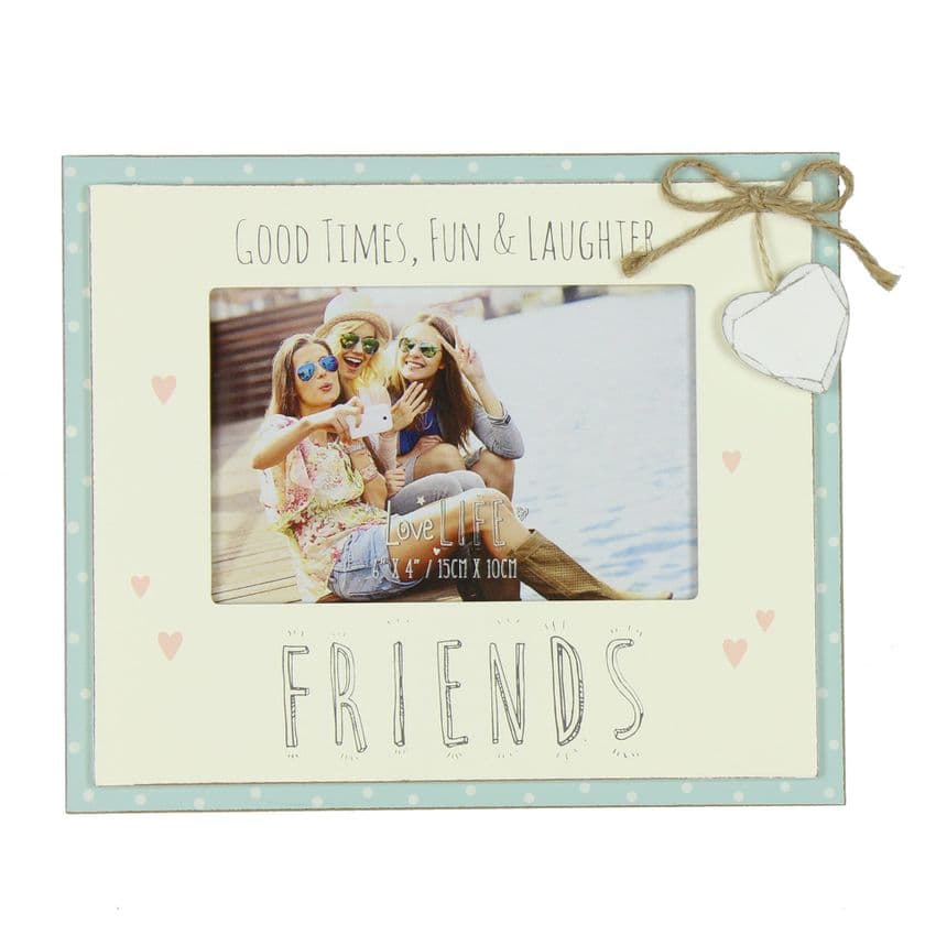 Love Life Shabby Chic Photo Frame Gift For Friends