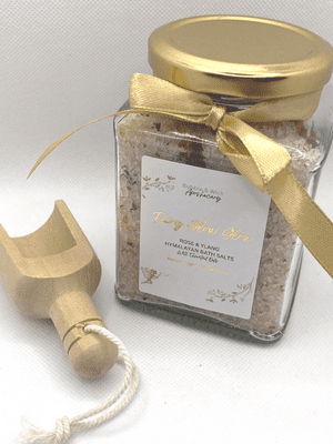 Luxury Himalayan Bath Salt Gift - Rose & Ylang - Fairy Glow Glow
