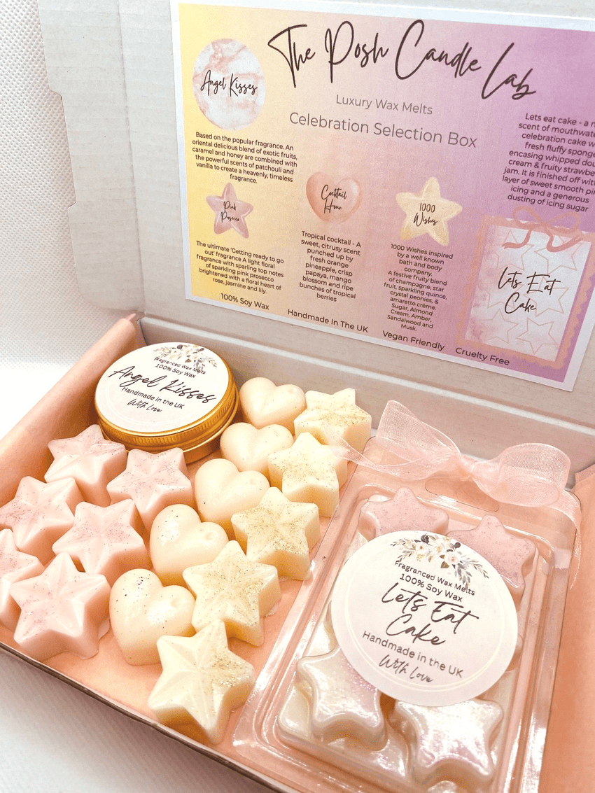 Luxury Wax Melt Gift Box – Celebration Collection | Posh Bananas