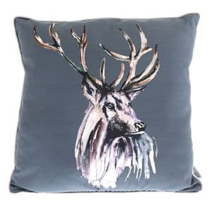 Meg Hawkins Stag Design Country Cottage Scatter Cushion
