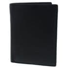 Men's Black Leather Multi Function Wallet by Harvey Makin in gift box