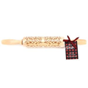 Merry Christmas Embossed Rolling Pin