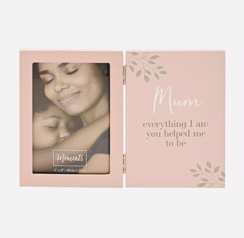 Moments Pink Folding Photo Frame For Mum gift