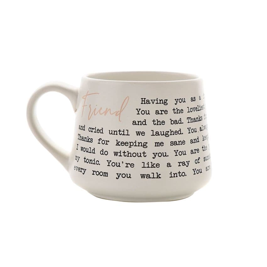 Moments Sentimental Verse Mug For A Special Friend - Birthday gift idea for best friend