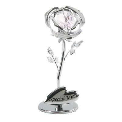 Mothers Day Gift - Crystal Rose Special Mum - Mum Crystocraft Rose