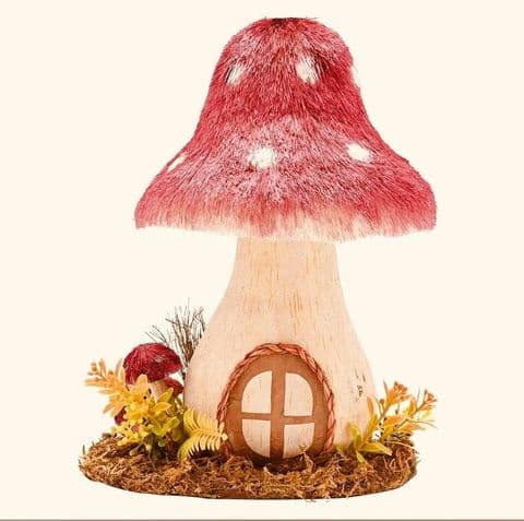 Natural Handmade Mushroom Ornament Home Decoraton