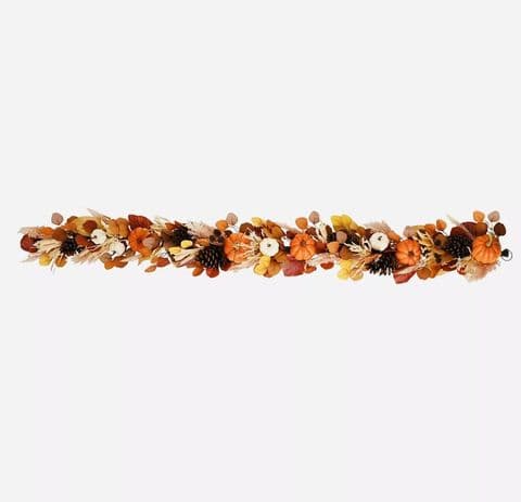 Natural Handmade rustic Autumn Garland Decoration 6ft