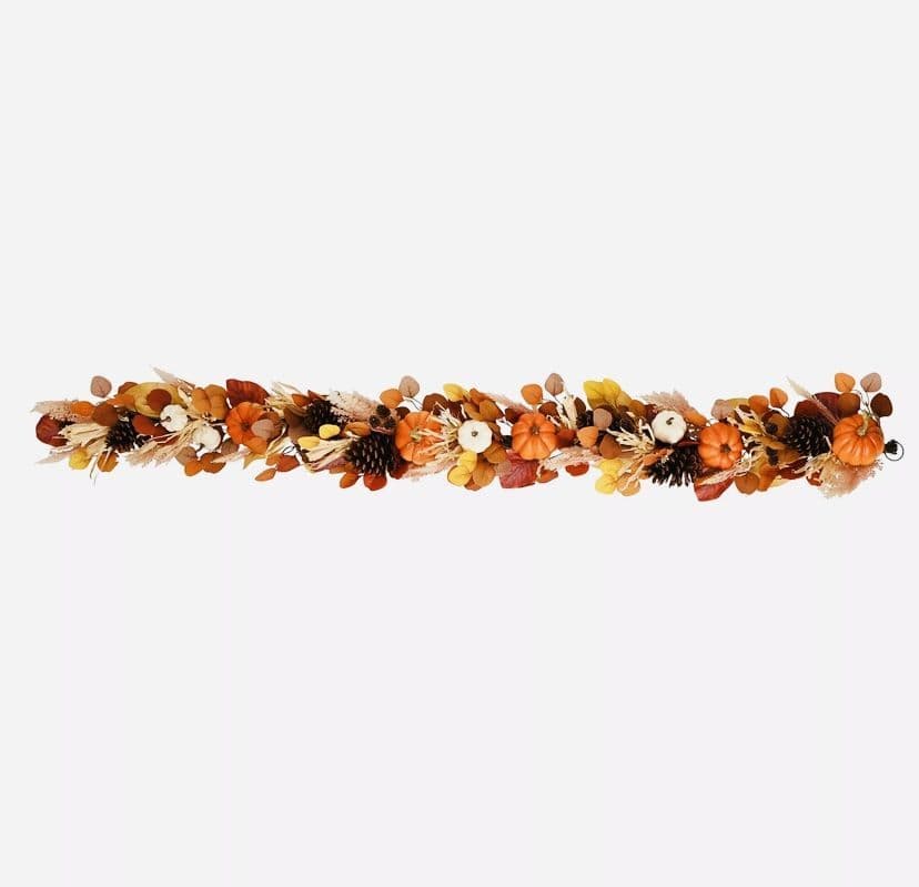 Natural Handmade rustic Autumn Garland Decoration 6ft