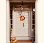 Natural Handmade rustic Autumn Wreath  With Squirrel