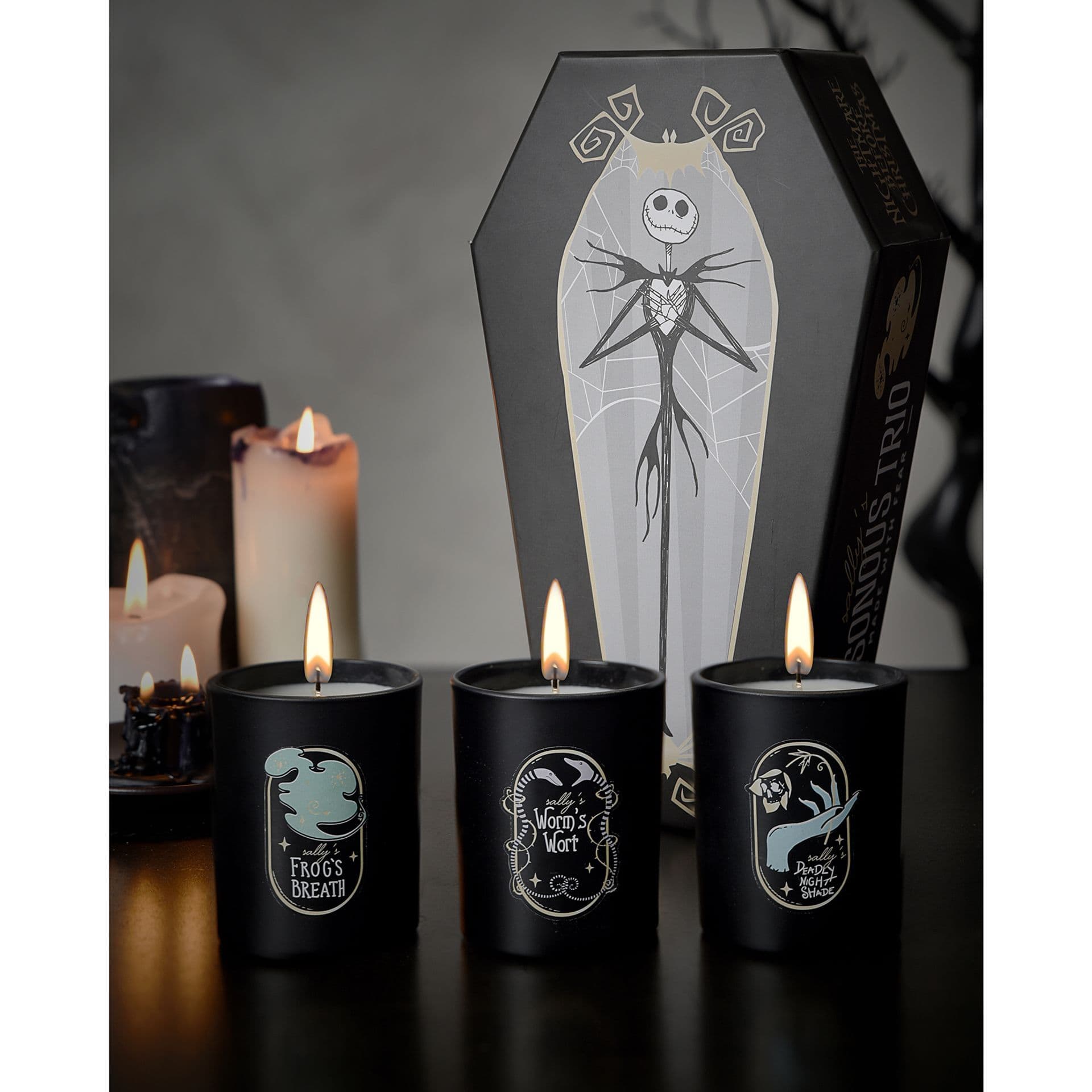Sally's Poisonous Trio Candle Set | Nightmare Before Christmas Gift