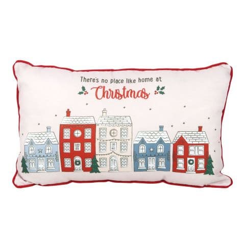 Nordic Village Christmas Cushion