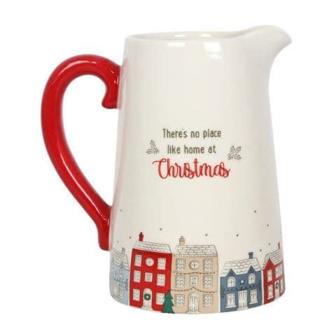 Nordic Village Christmas Flower Jug