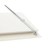 Personalised 25th Silver Wedding Anniversary Hardback Guest Book & Pen Set