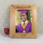 Personalised 5x7 Graduation Wooden Photo Frame Gift and Keepsake