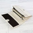 Personalised #Bestie Cream Leather Purse Gift For Best Friend